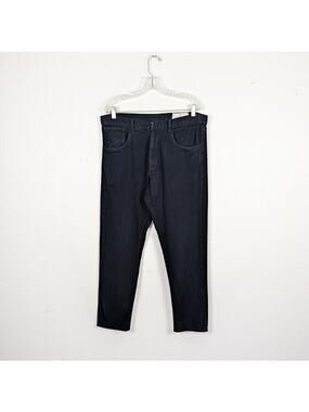 Prospective Flow Men's Black Herringbone Pants size 32 Made in USA